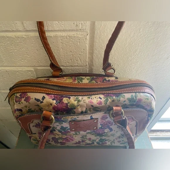 PATRICIA NASH ANTIQUR ROSE SATCHEL EUC - Picture 5 of 9